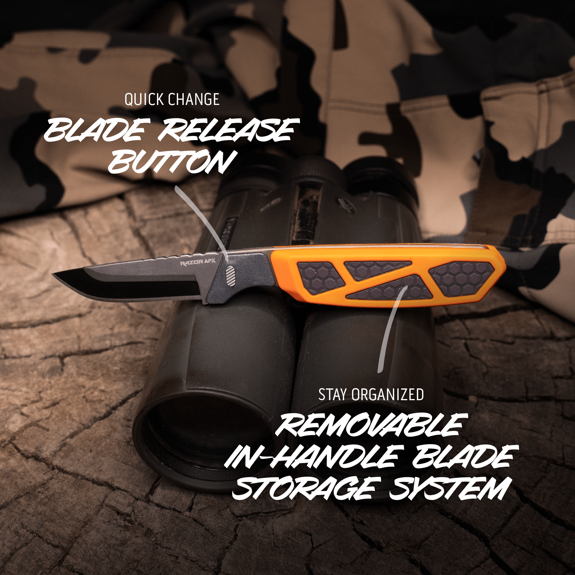 Outdoor Edge Razor APX 2.5 Klappmesser Set 5 Klingen