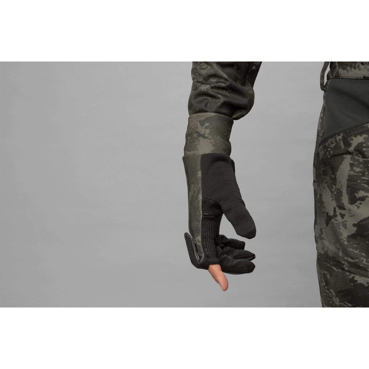 Härkila Noctyx Camo Fleece Handschuh Axis MSP Black M