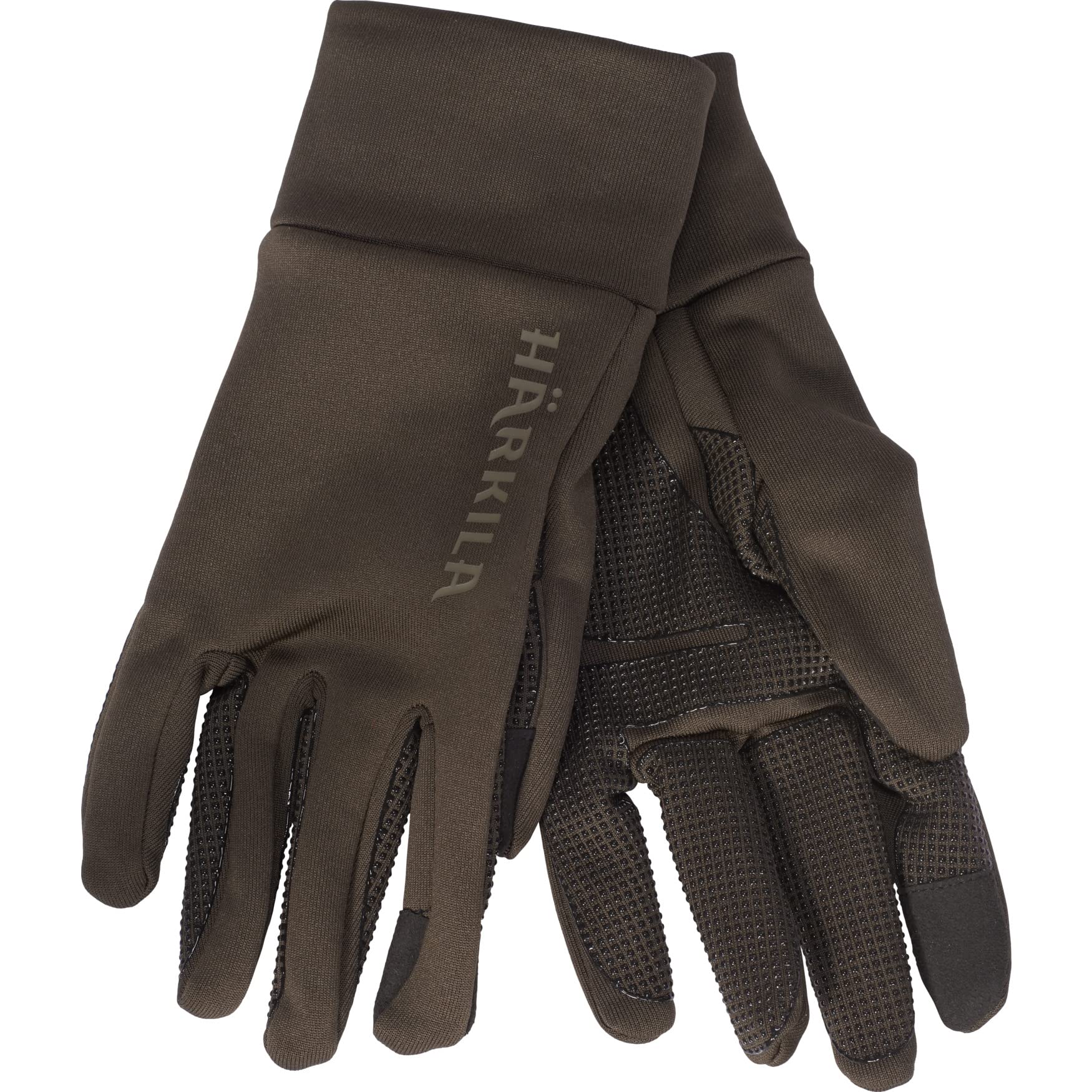Härkila Power Stretch Handschuhe L Shadow Brown warm