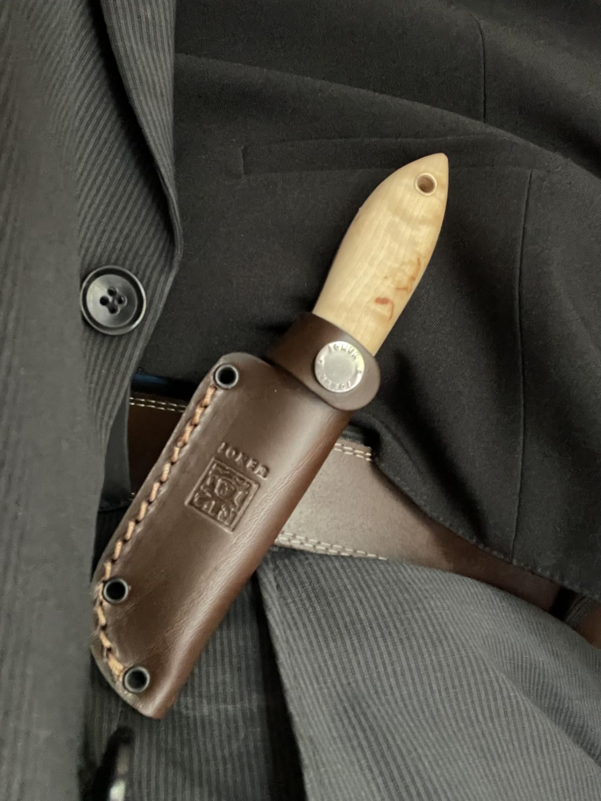 Joker Avispa S CL121 Bushcraftmesser Birke 8 cm