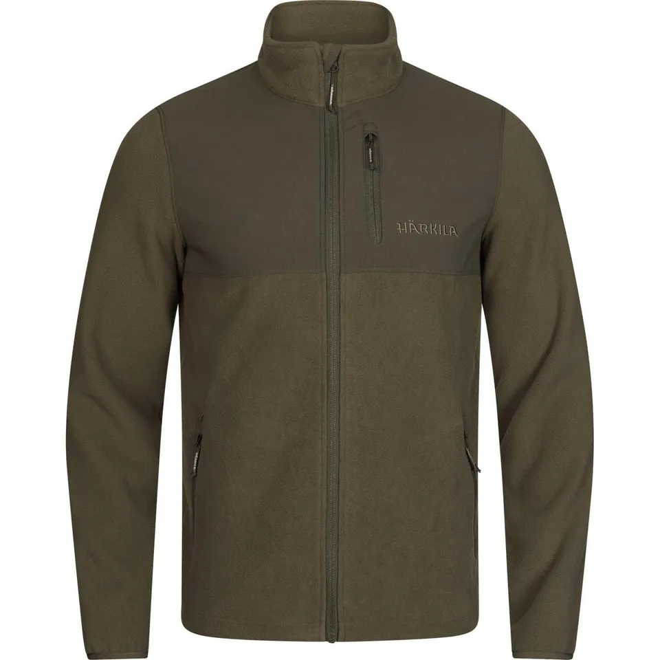 Hu00e4rkila Fjell Fleecejacke Herren Light Willow Green wu00e4rmend