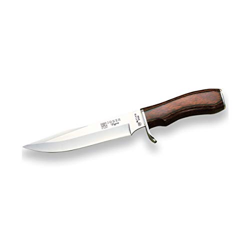 Joker Tigre CR37 Jagdmesser Holz 17 cm Lederscheide