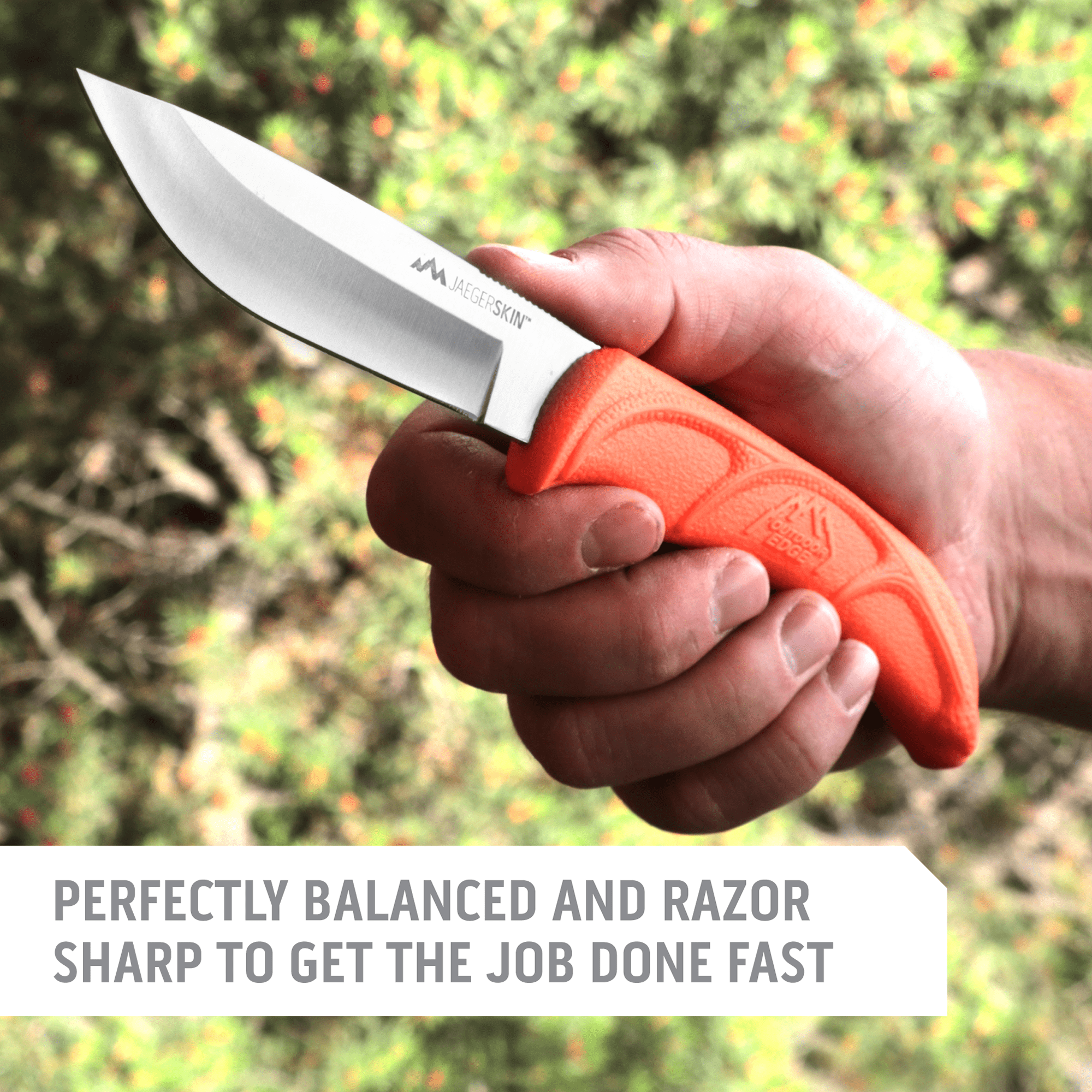 Outdoor Edge JaegerPair Jagdmesser-Set feststehend orange