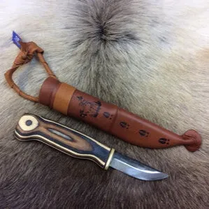 Wood Jewel 23ZVP Zebra Puukko-Messer 6,2 cm