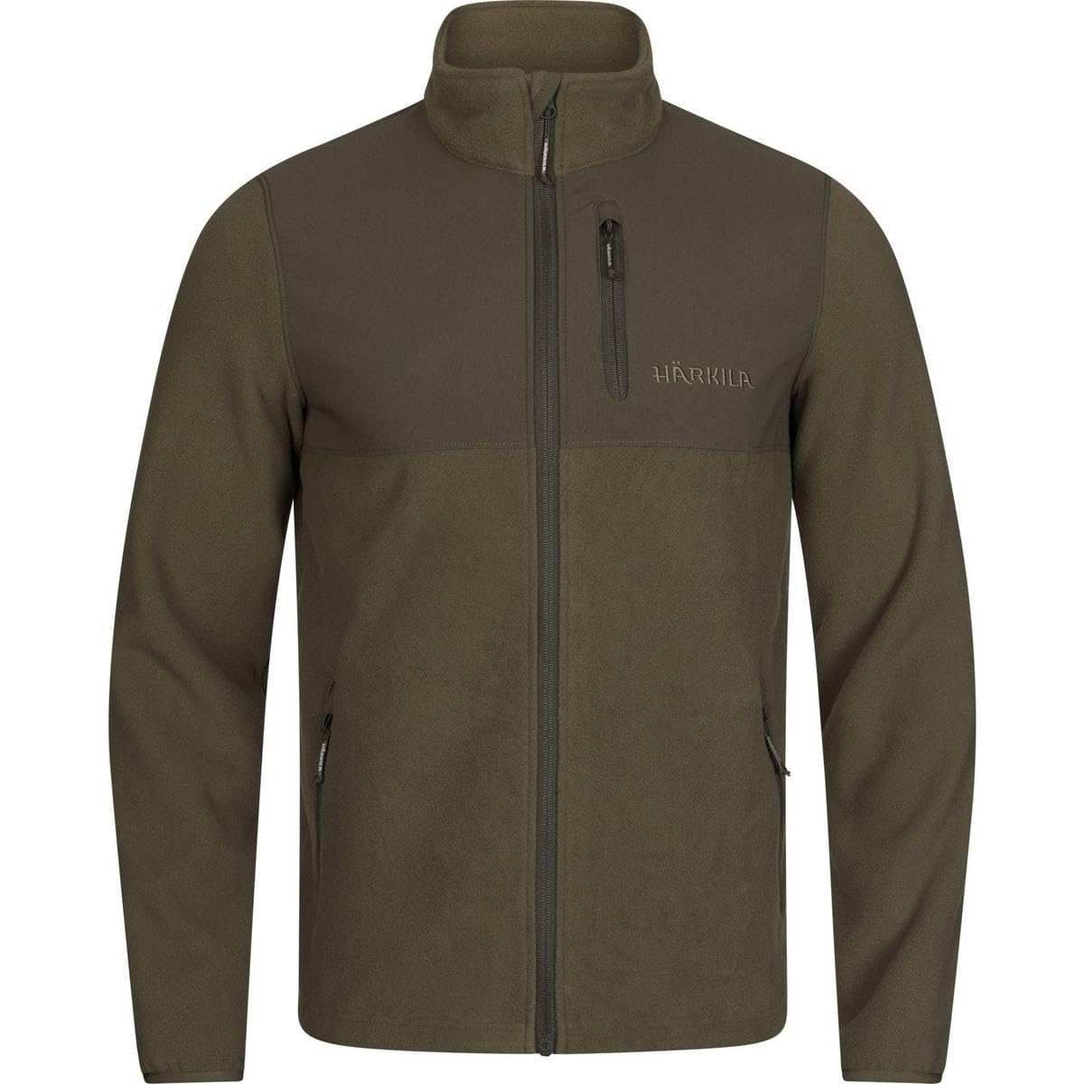 Hu00e4rkila Fjell Fleecejacke Herren Light Willow Green wu00e4rmend