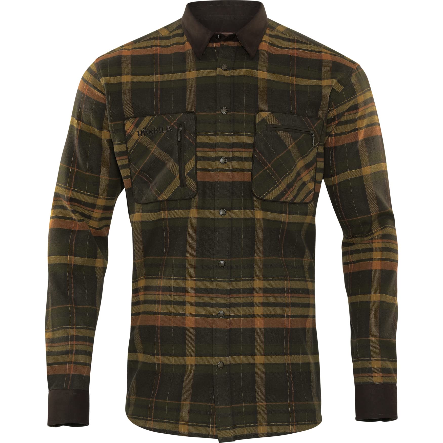 Härkila Pajala Hemd Green Brown Gr. 5XL Karohemd