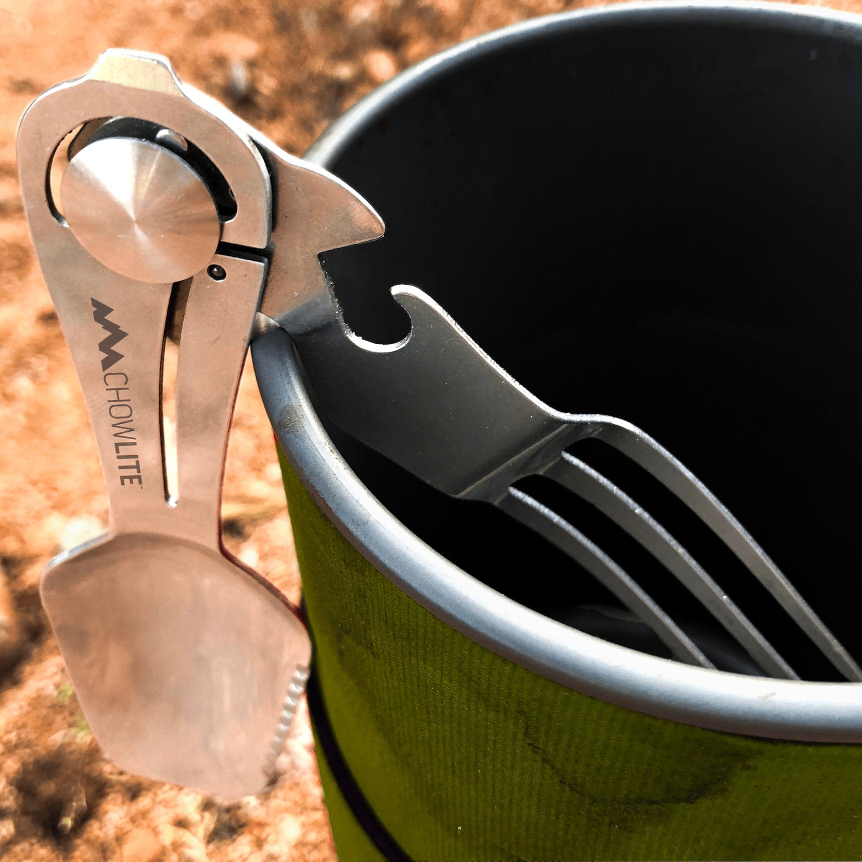 Outdoor Edge ChowLite Camp-Besteck klappbar 11,4 cm