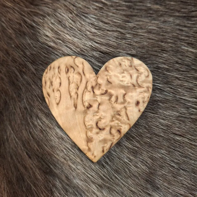 Wood Jewel 2137 Magnet Herz Maserbirke