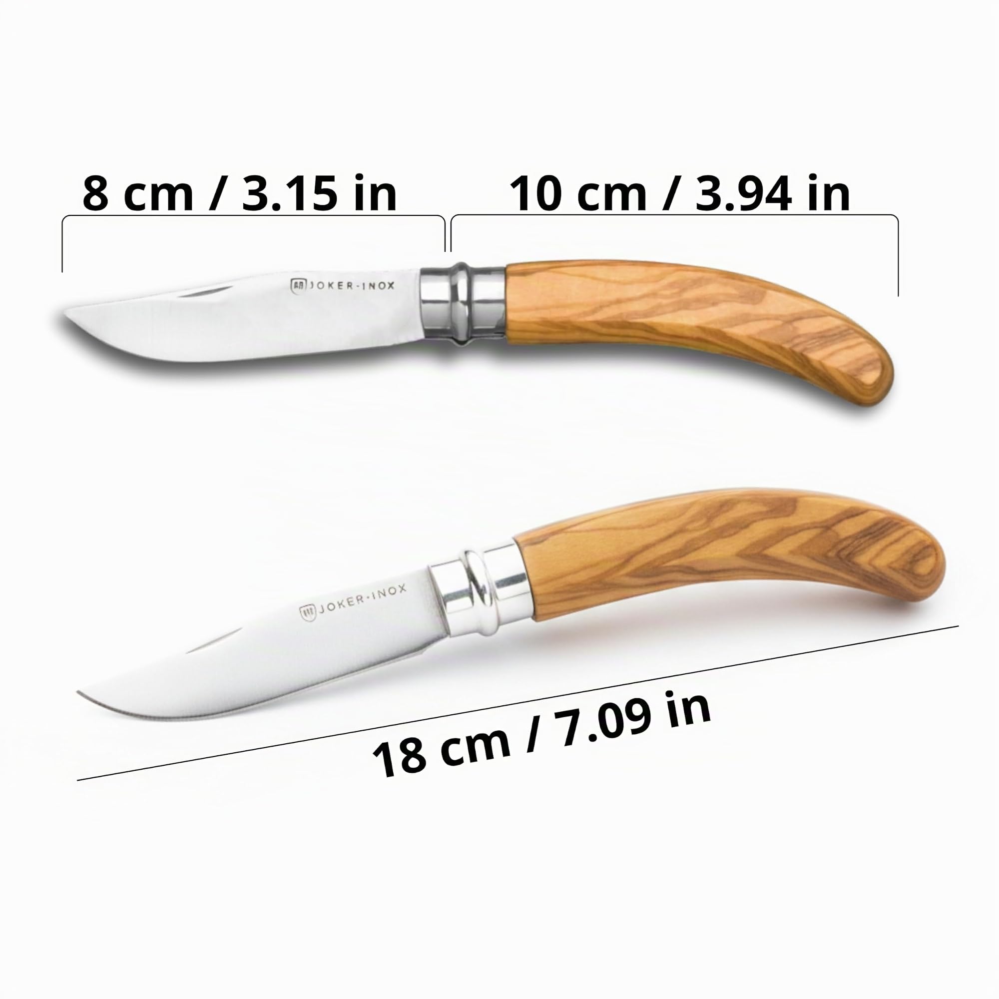 Joker NO21 Taschenmesser Olivenholz 7,5 cm Drehzwinge