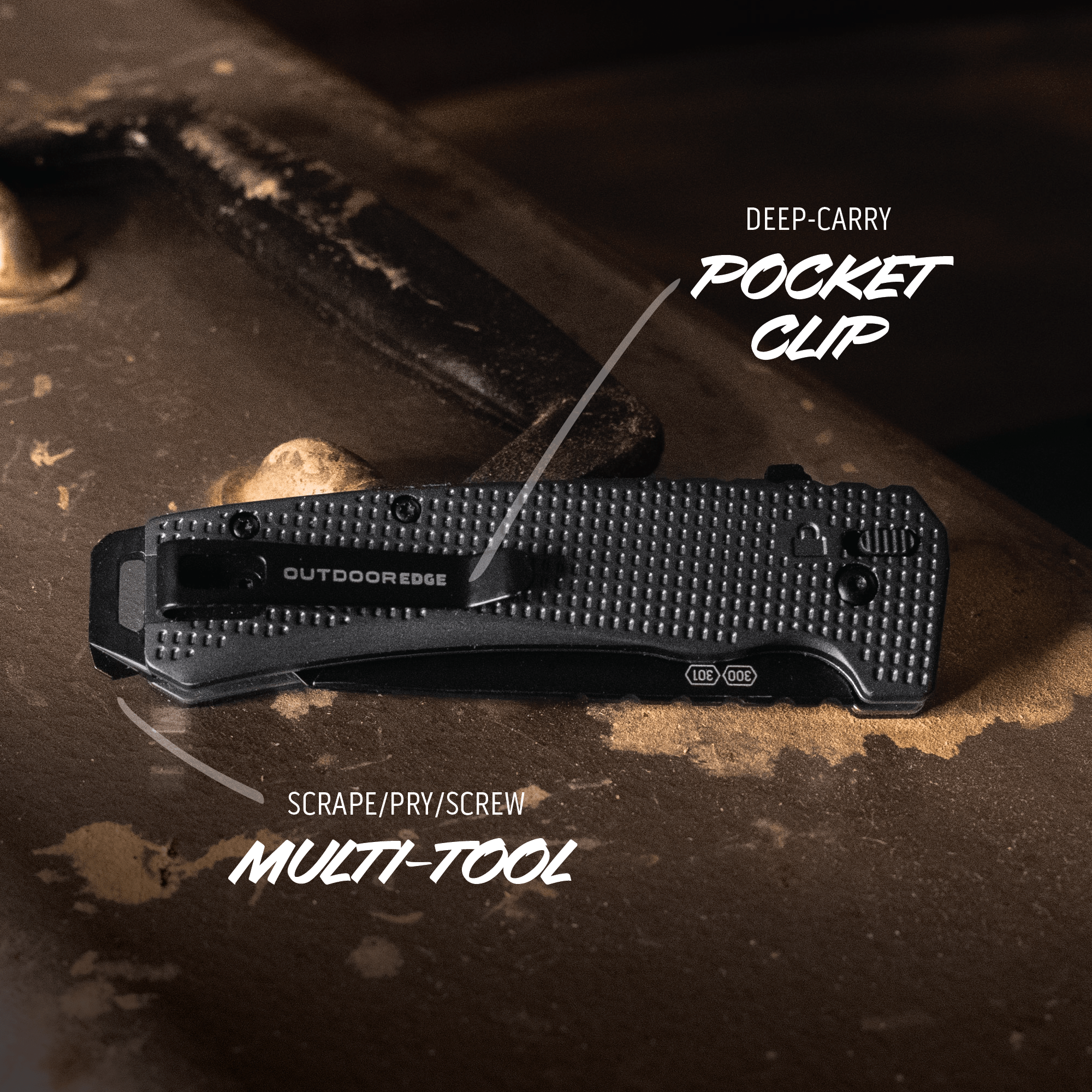 Outdoor Edge Razor XD3 Wechselklingenmesser mit Säge