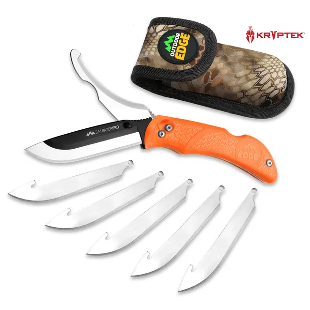 Outdoor Edge RazorPro G Wechselklingenmesser Orange 9cm