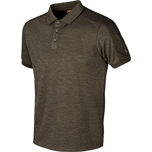 Härkila Tech Polo Jagd Polo Willow Green Stretch