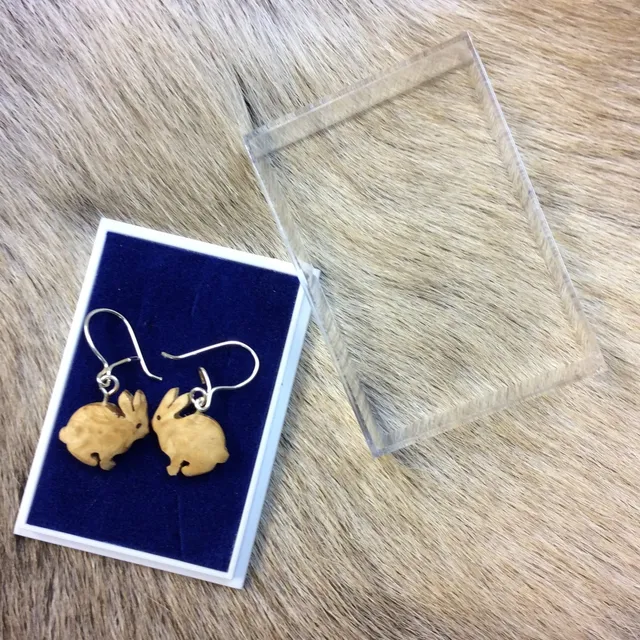 Wood Jewel 234K Ohrringe Hase Maserbirke