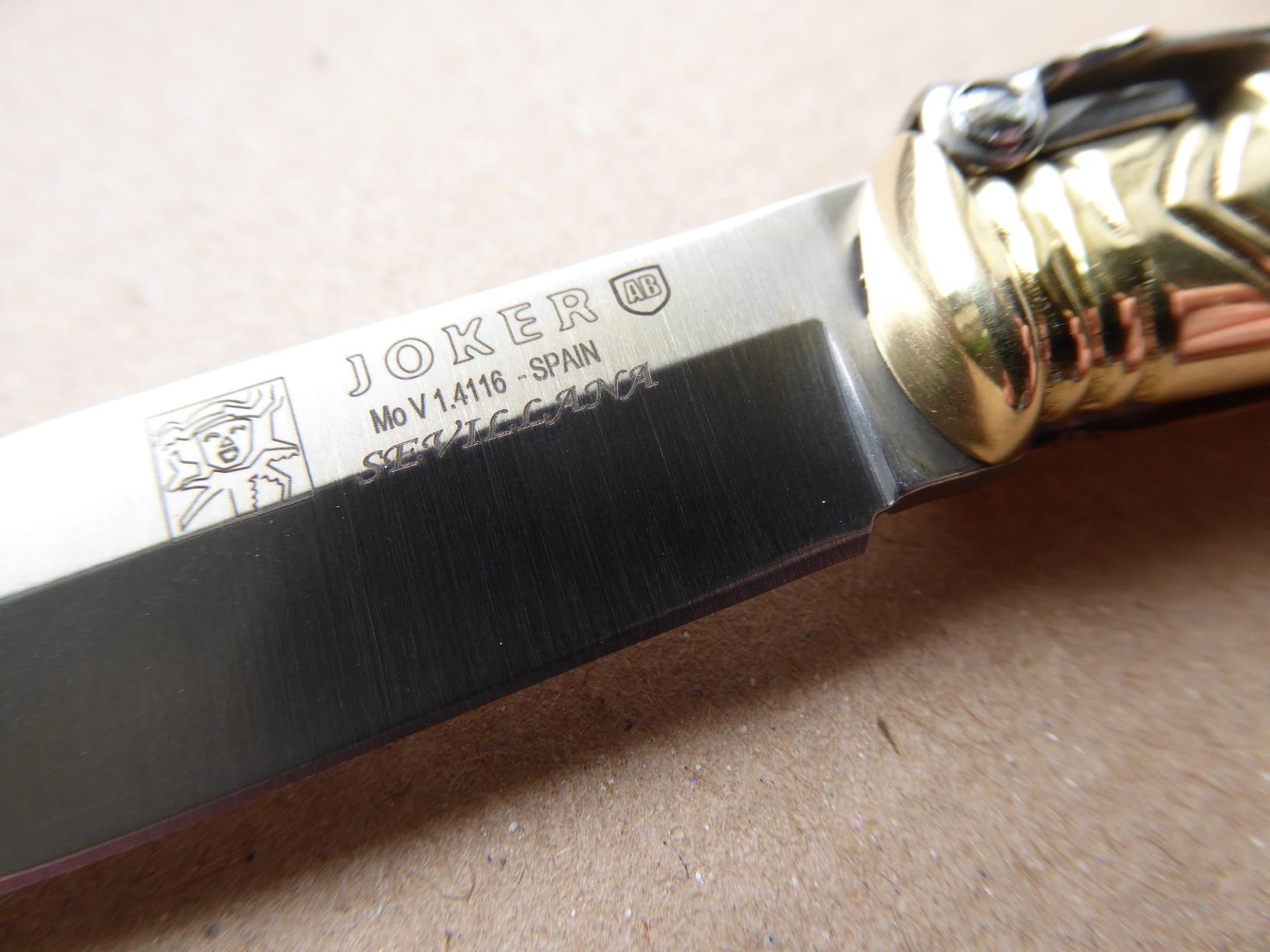 Joker Sevillana NC02 Taschenmesser Hirschhorn 7,5 cm