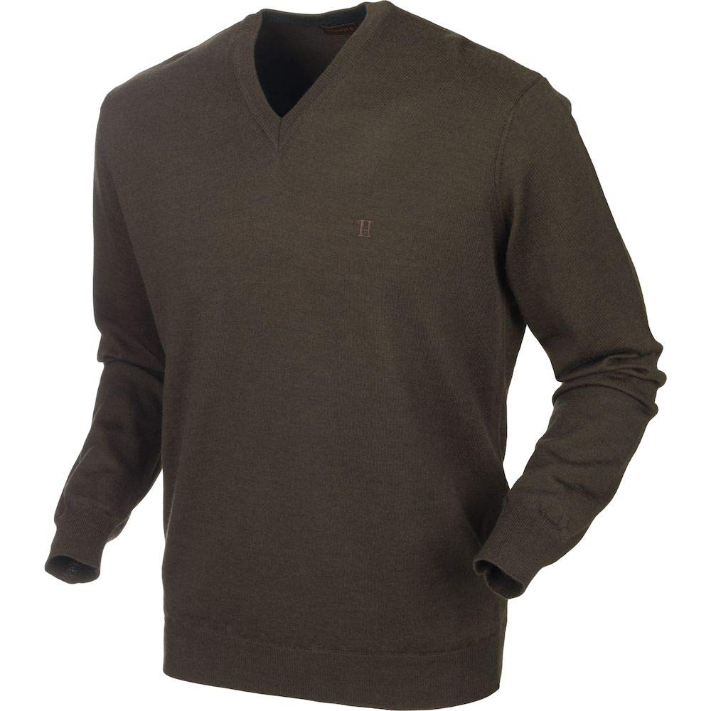 Härkila Glenmore Pullover Herren Merino braun mulesingfrei