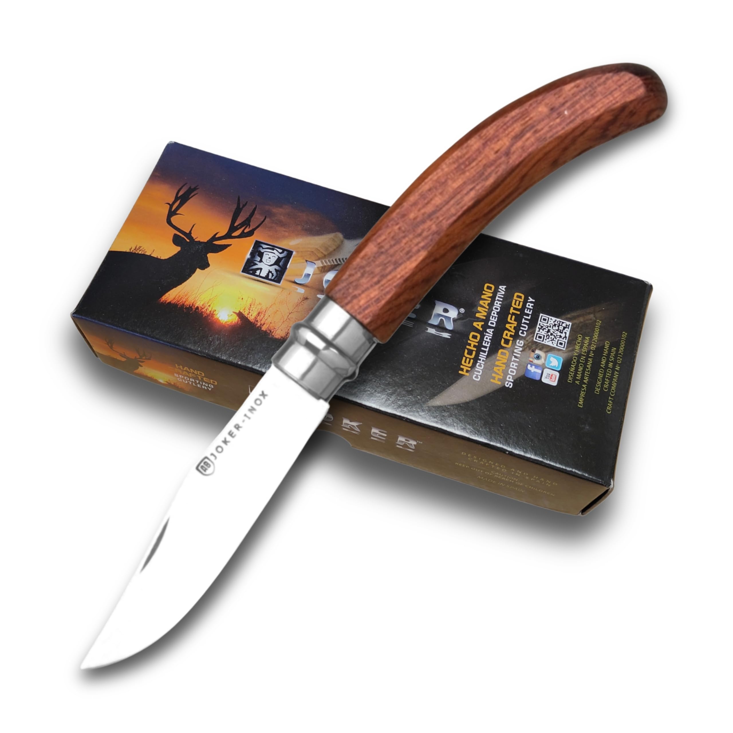 Joker NB21 Taschenmesser Bubingaholz 7 cm mit Drehhülse