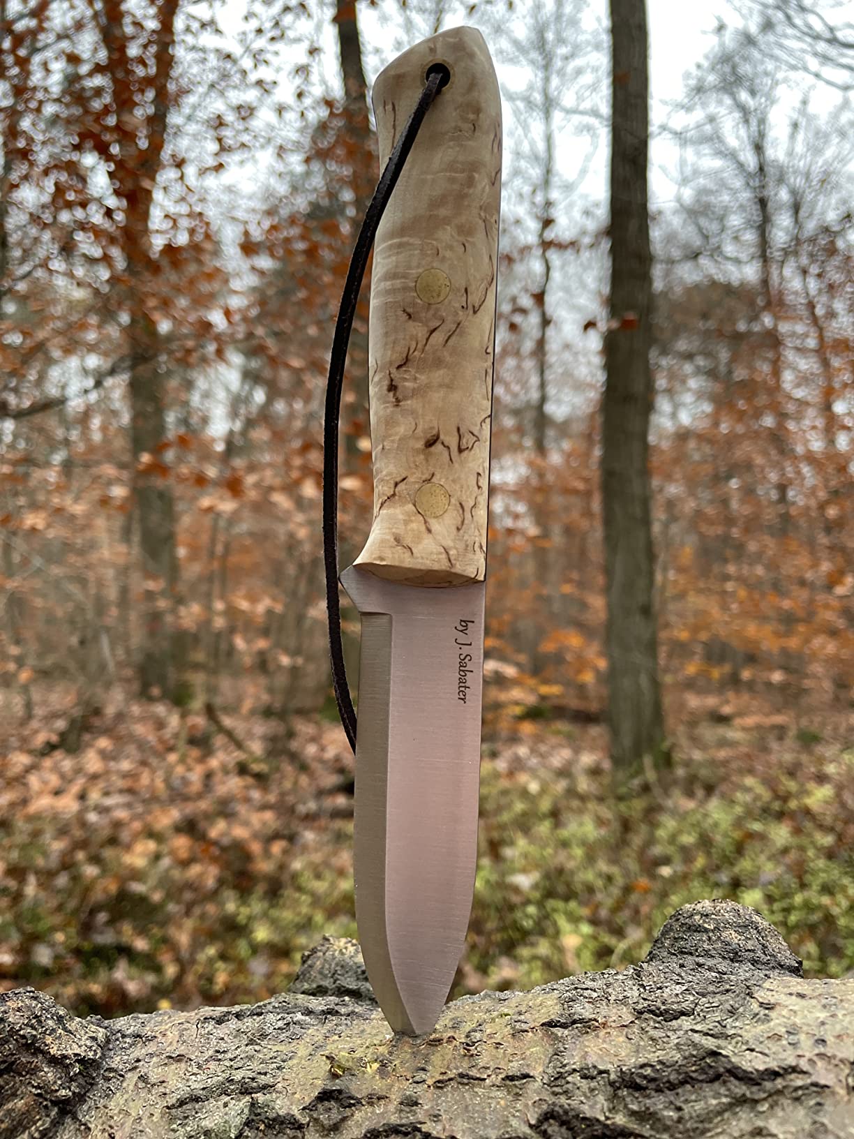 Joker Nórdico CL115 Gürtelmesser Birke 10 cm Sandvik