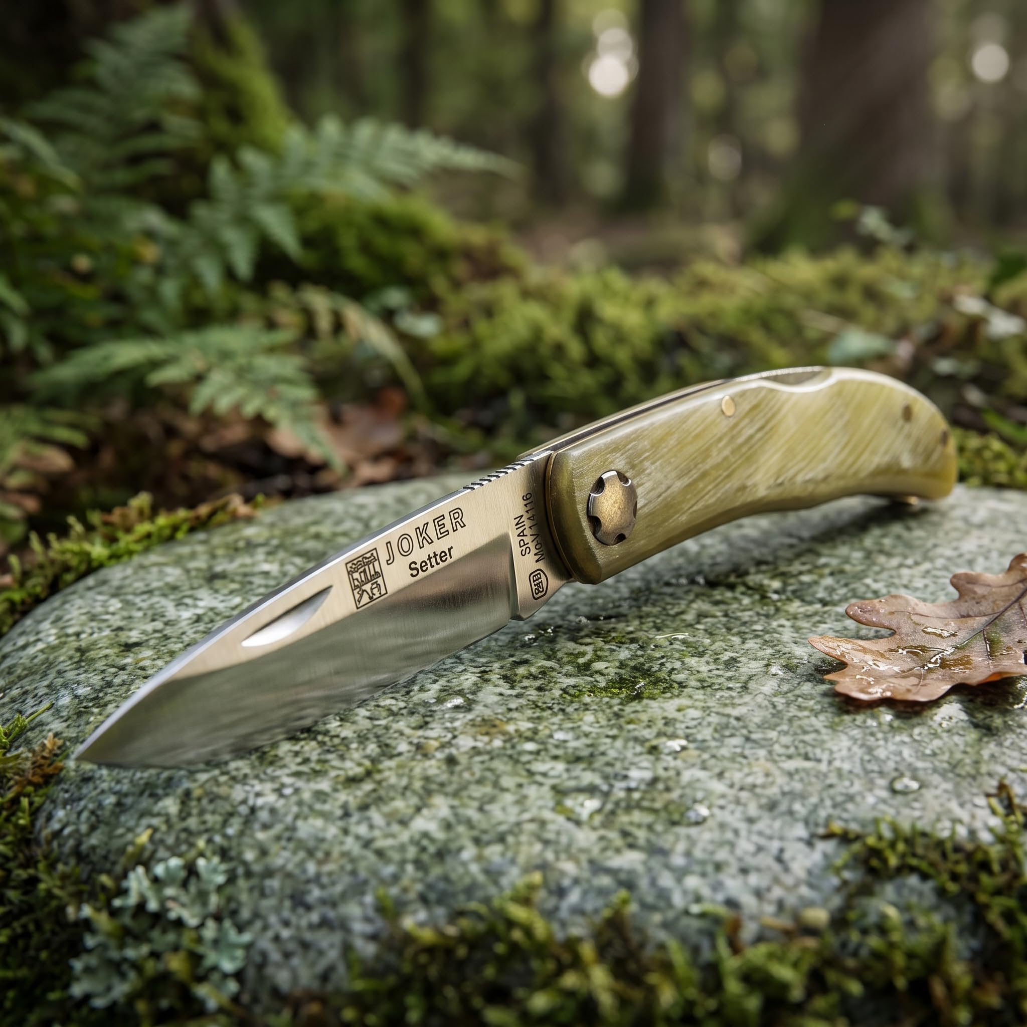 Joker Setter NA111 Taschenmesser Stierhorn 6,5 cm