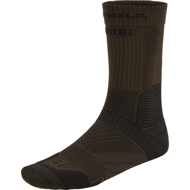 Härkila Trail Socken S Dark Olive atmungsaktiv
