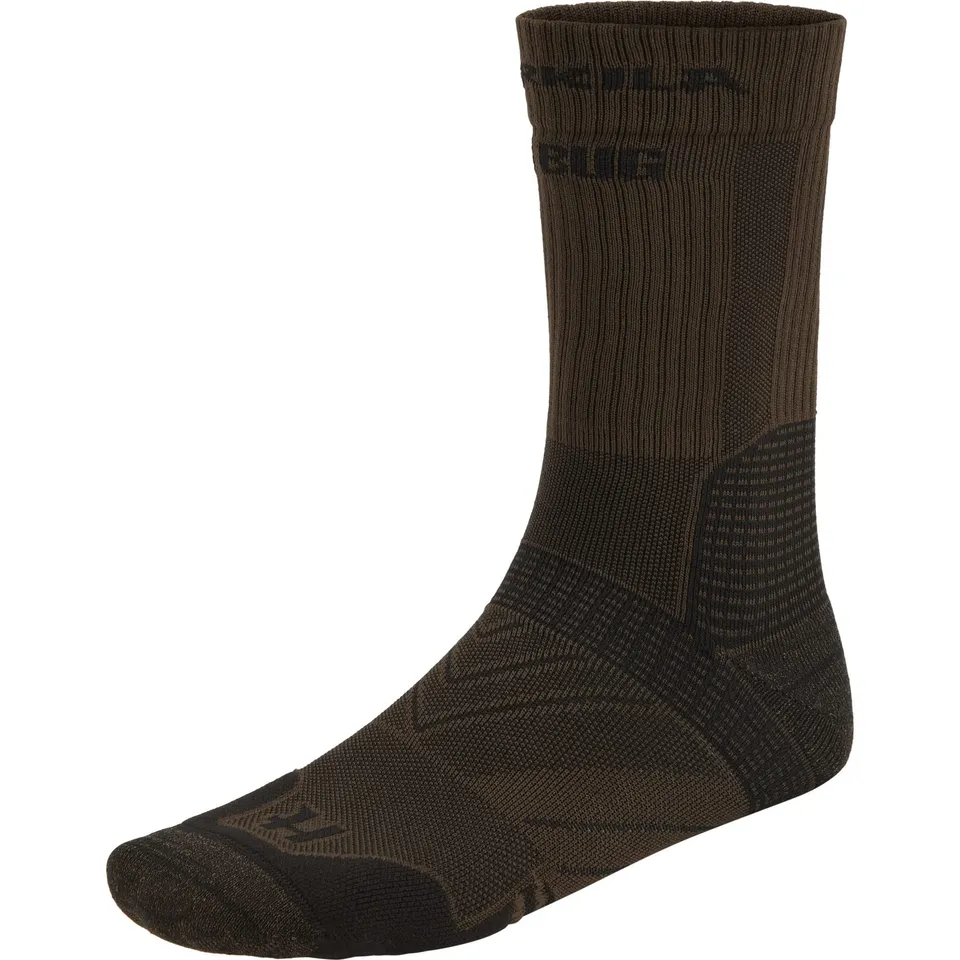 Härkila Trail Socken S Dark Olive atmungsaktiv