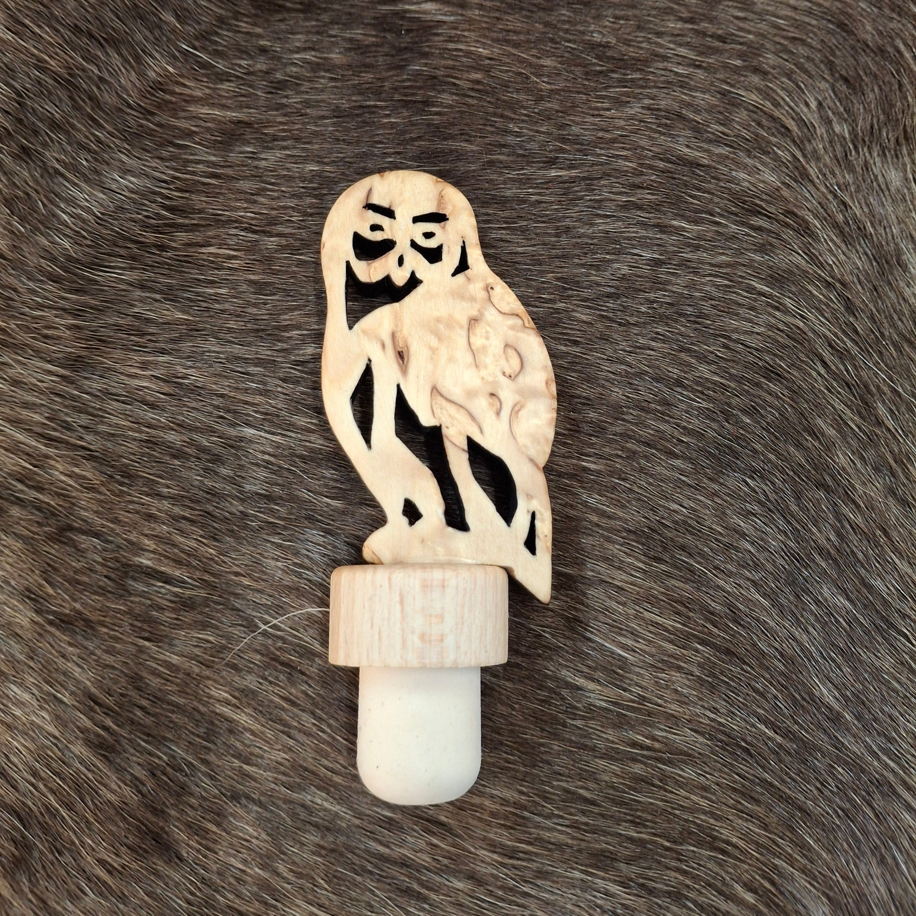 Wood Jewel 2351 Flaschenverschluss Eule Maserbirke
