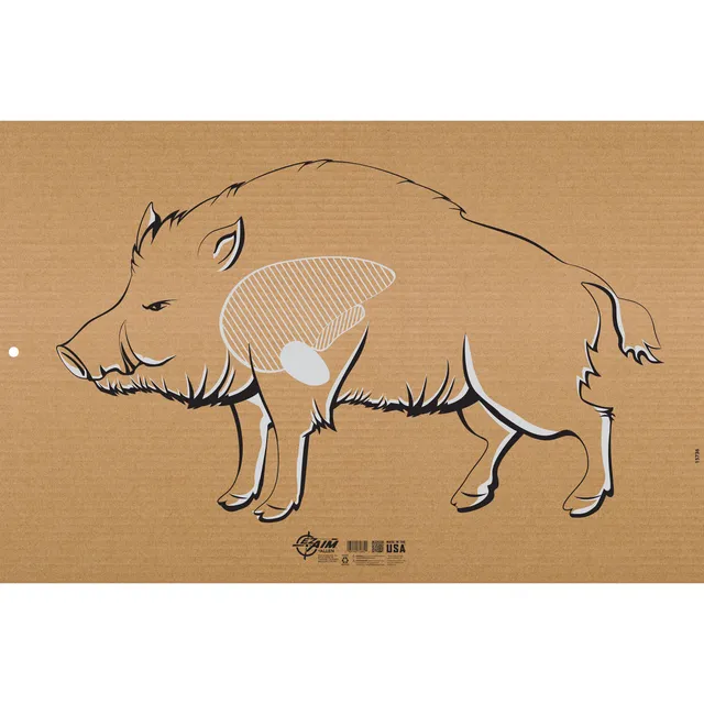Allen EZ Aim Wild Boar Schießscheibe 58x89 cm Wellpappe