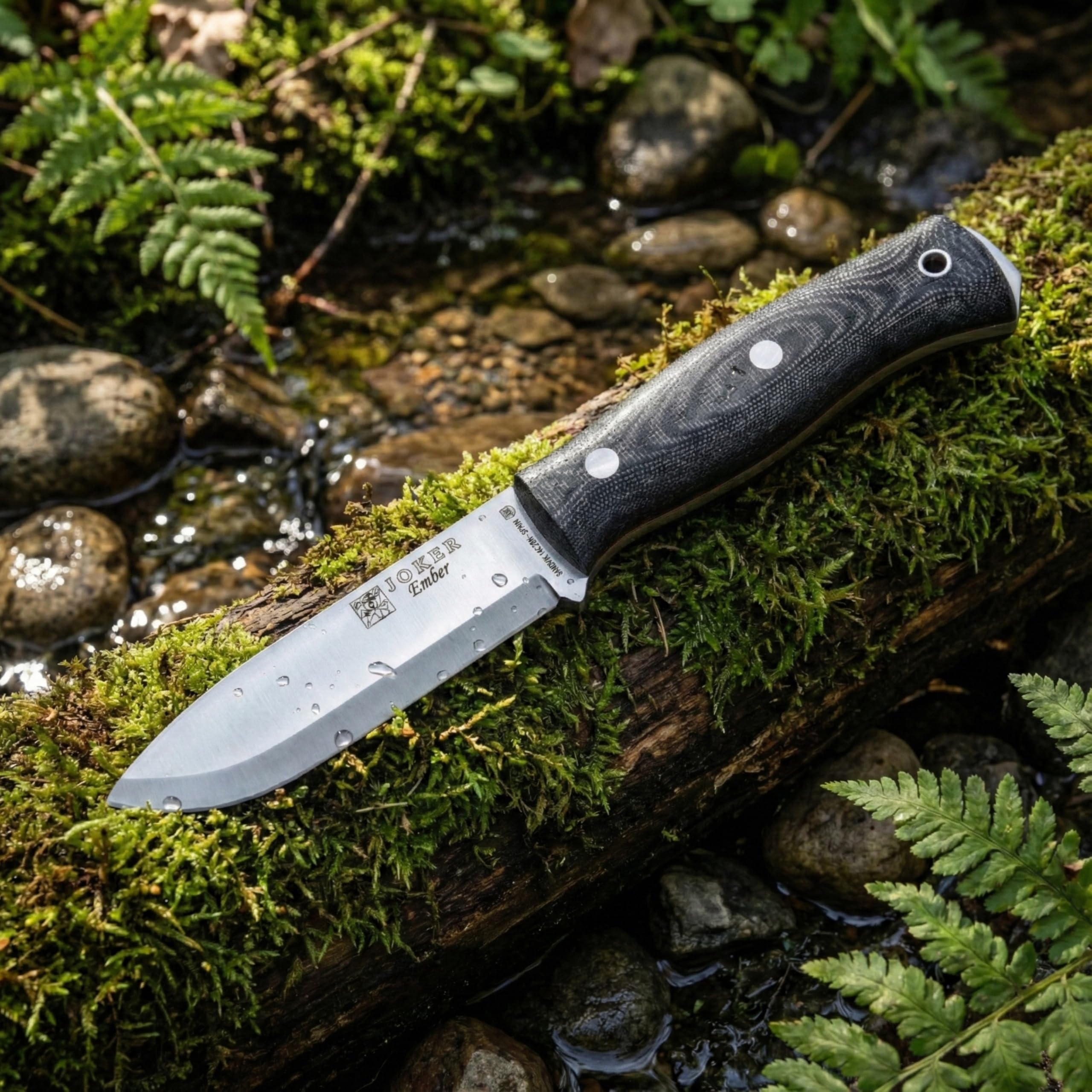 Joker Ember Scandi CM122 Survivalmesser Micarta 10,5 cm