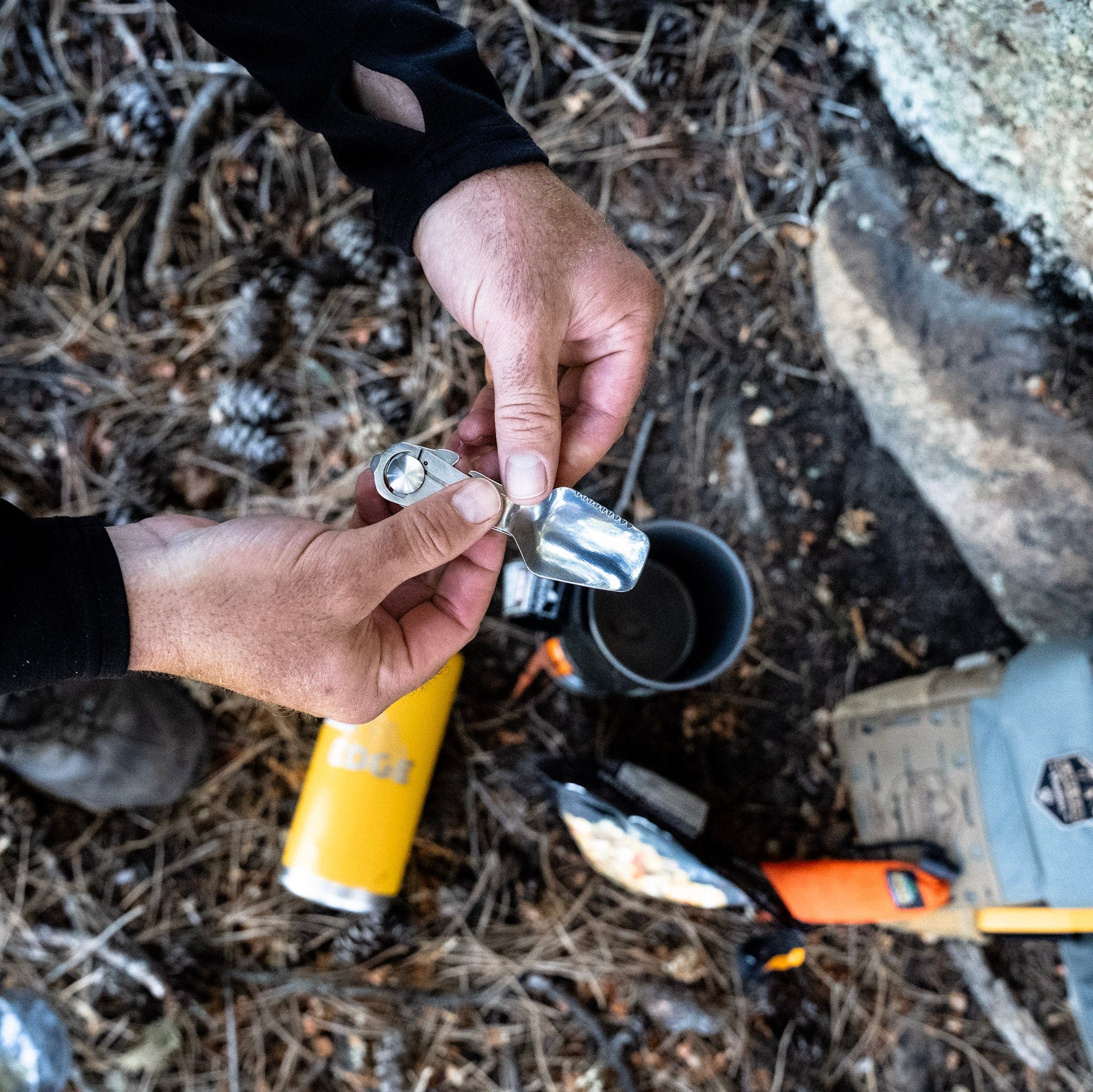 Outdoor Edge ChowLite Camp-Besteck klappbar 11,4 cm
