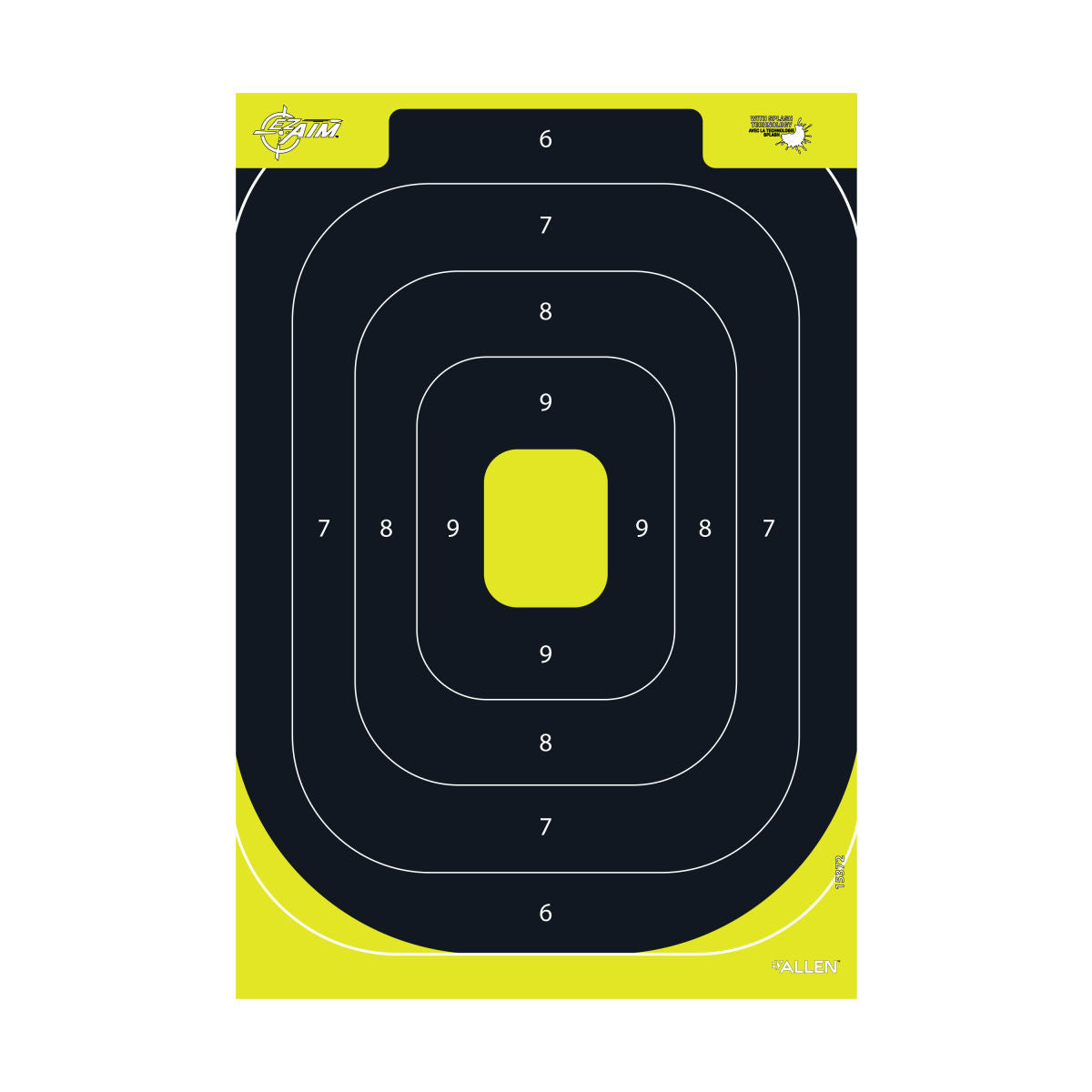 Allen EZ-Aim IPSC Silhouette Zielscheiben 8er Pack