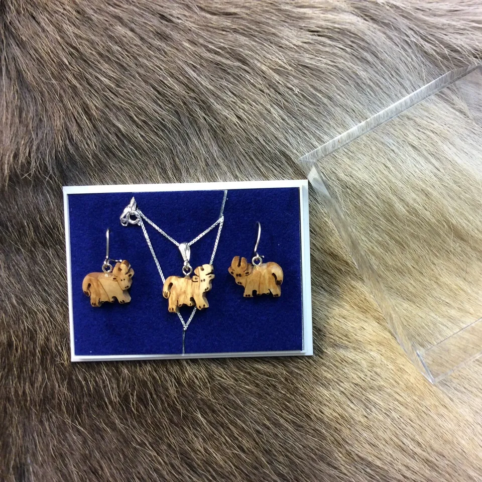Wood Jewel 229S Schmuckset Kuh Visabirke