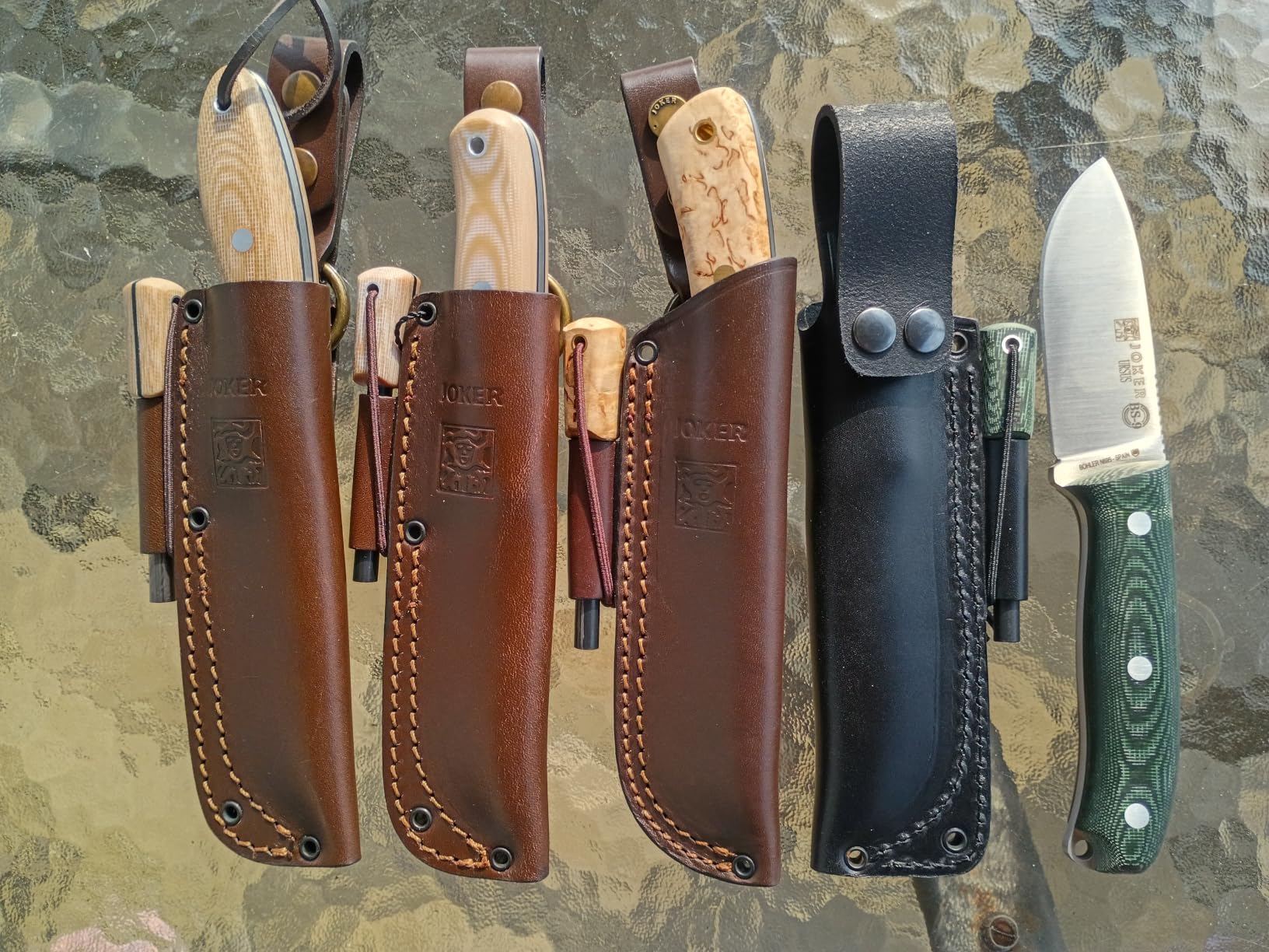 Joker Ursus CV116-P Jagdmesser Micarta grün 10 cm N695