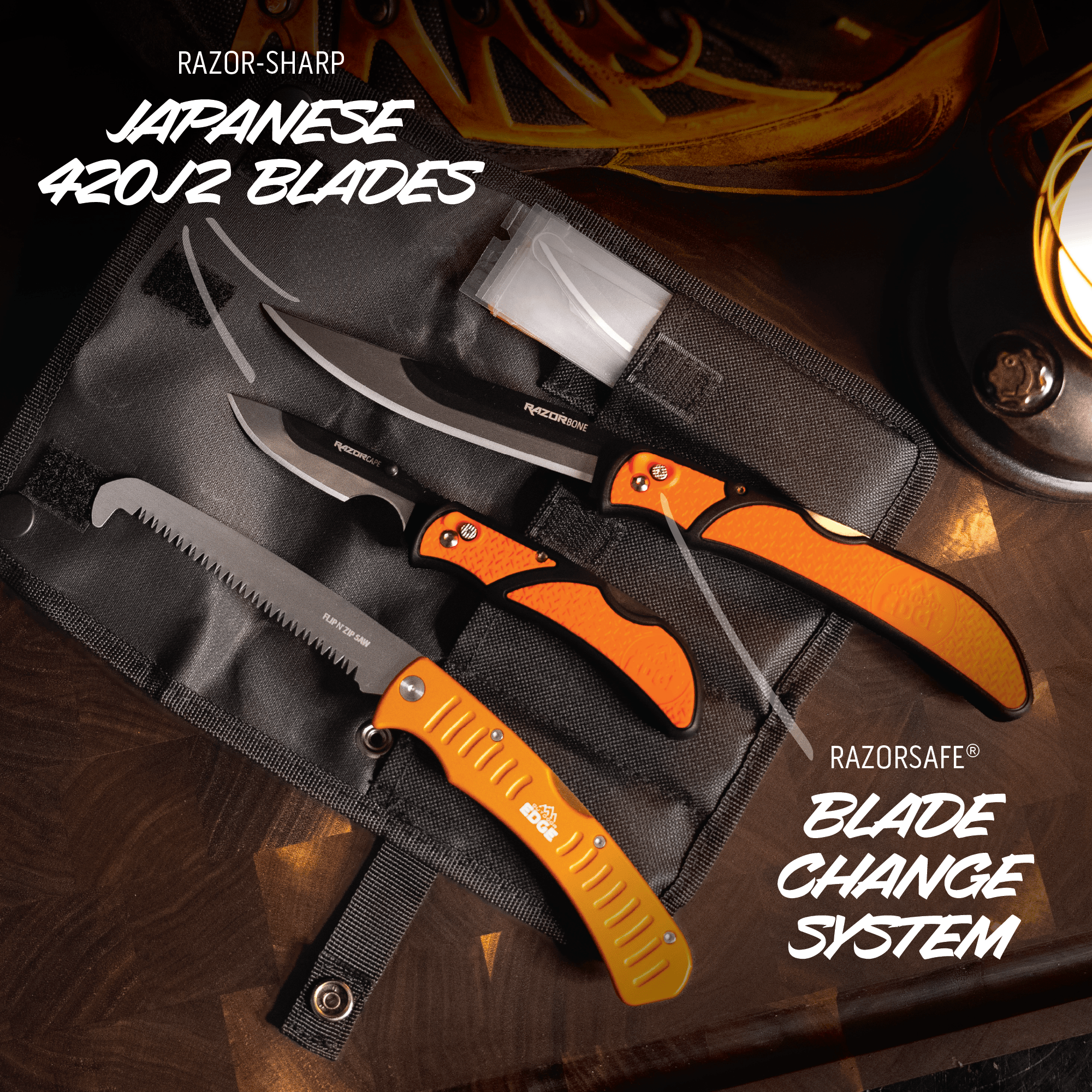 Outdoor Edge RazorGuide Pak Jagdmesser-Set 7 Klingen