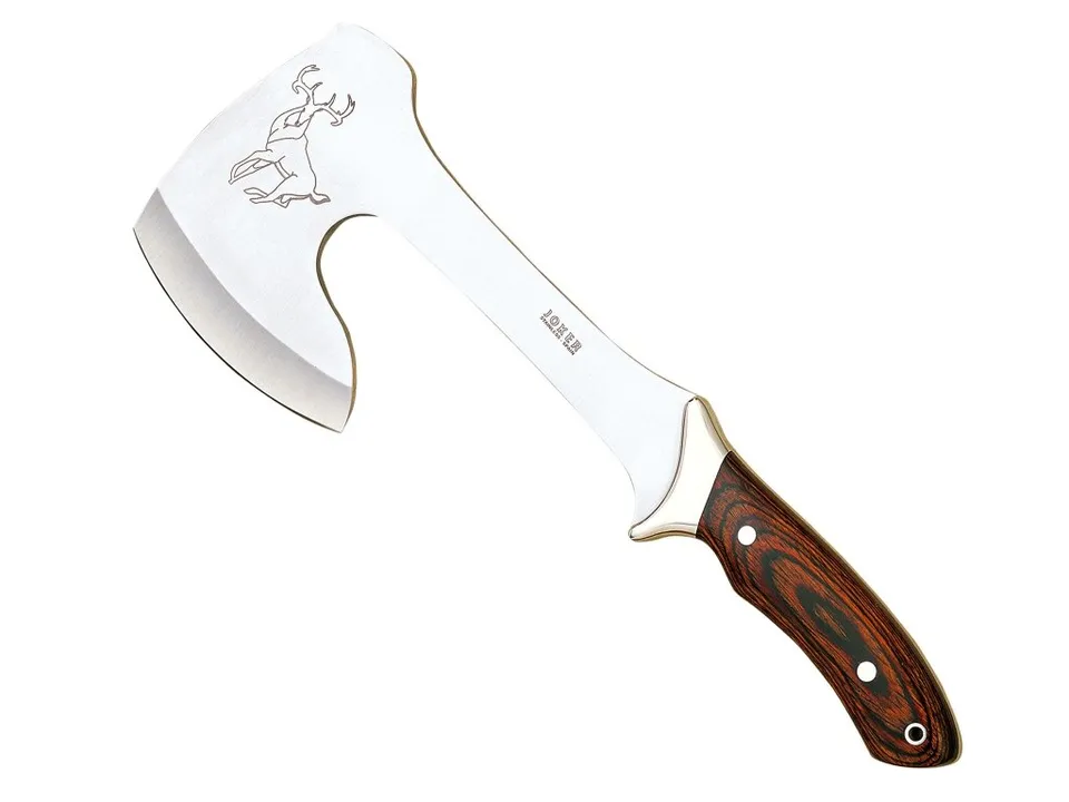 Joker Cazador HR00 Jagdaxt Stamina-Holz 21 cm Lederscheide
