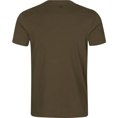 Härkila Logo S/S T-Shirt Willow Green mit Print