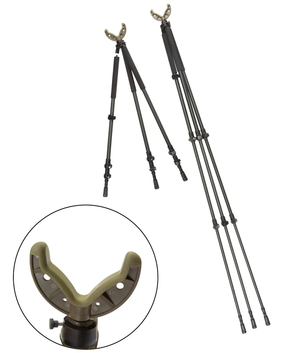 Allen Axial Zielstock Dreibein Schwarz verstellbar