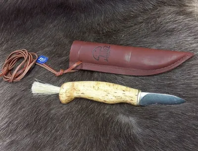 Wood Jewel Visa Pilzmesser 5,5 cm mit Bürste