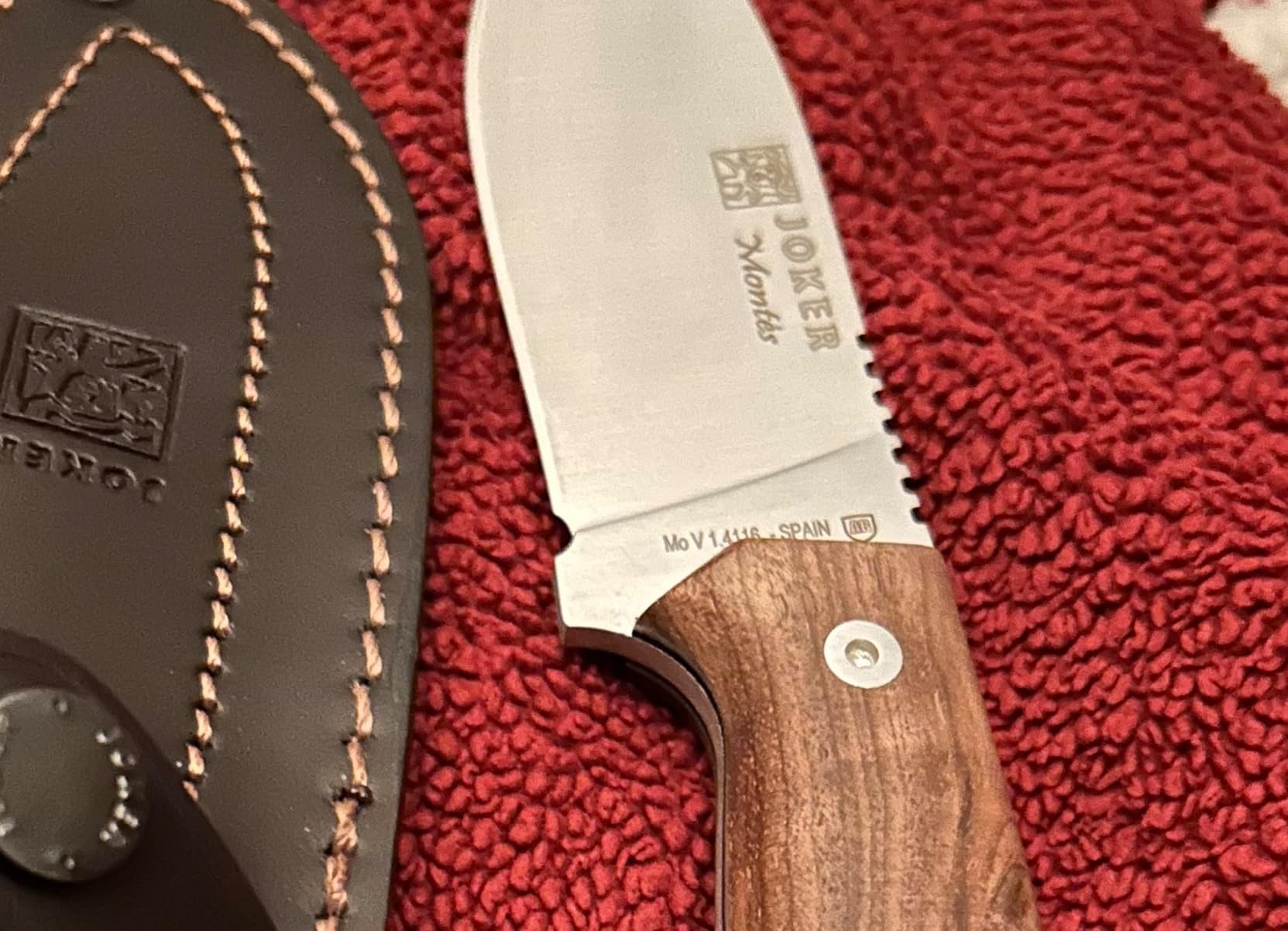 Joker Montés CO59 Jagdmesser Olivenholz 10,5 cm