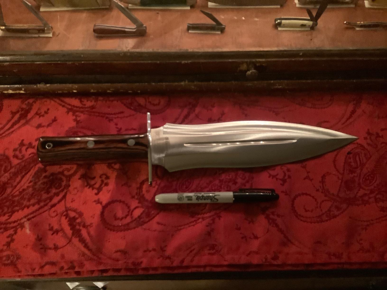 Joker Bisonte CR44 Jagdmesser braun Full-Tang 25,5 cm