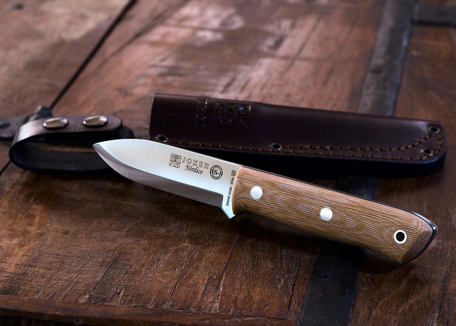 Joker Nórdico CM115 Gürtelmesser Micarta 10 cm