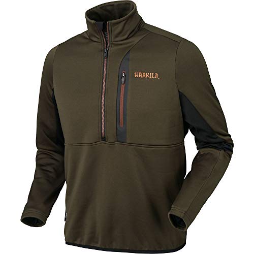 Härkila Tidan Hybrid Fleecejacke Herren Grün Gr. M leise