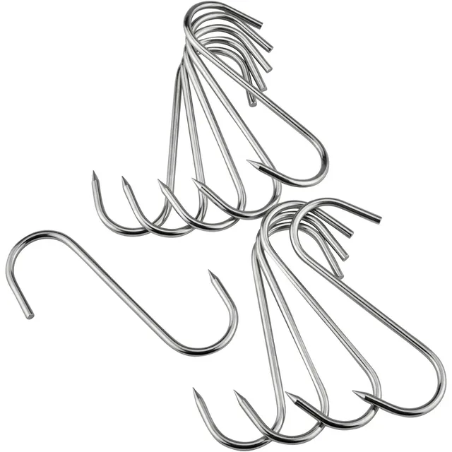 Wald & Forst S-Haken Edelstahl 10er-Pack 14 cm