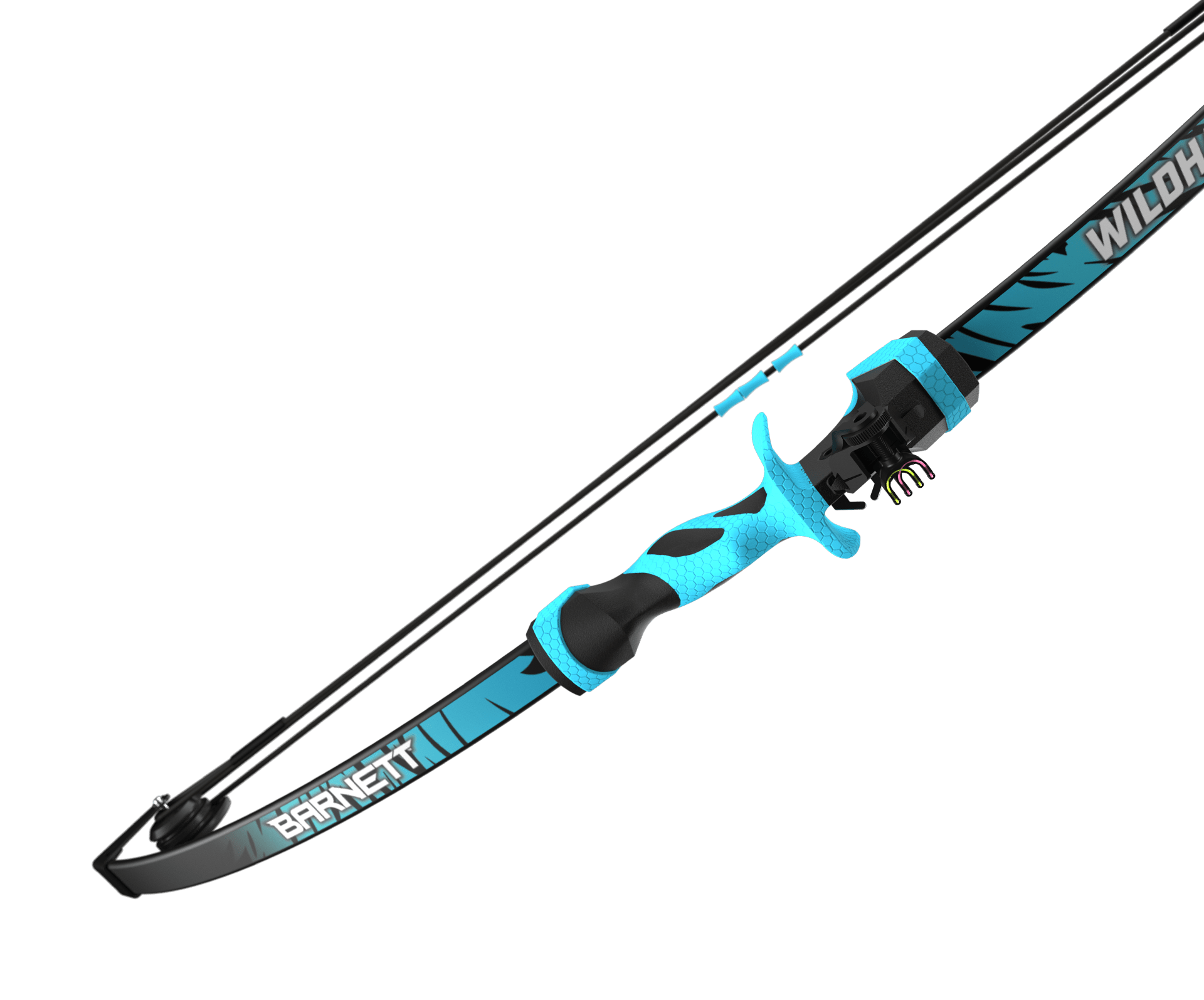Barnett Wildhawk Jugend-Compoundbogen Blau 15 lbs