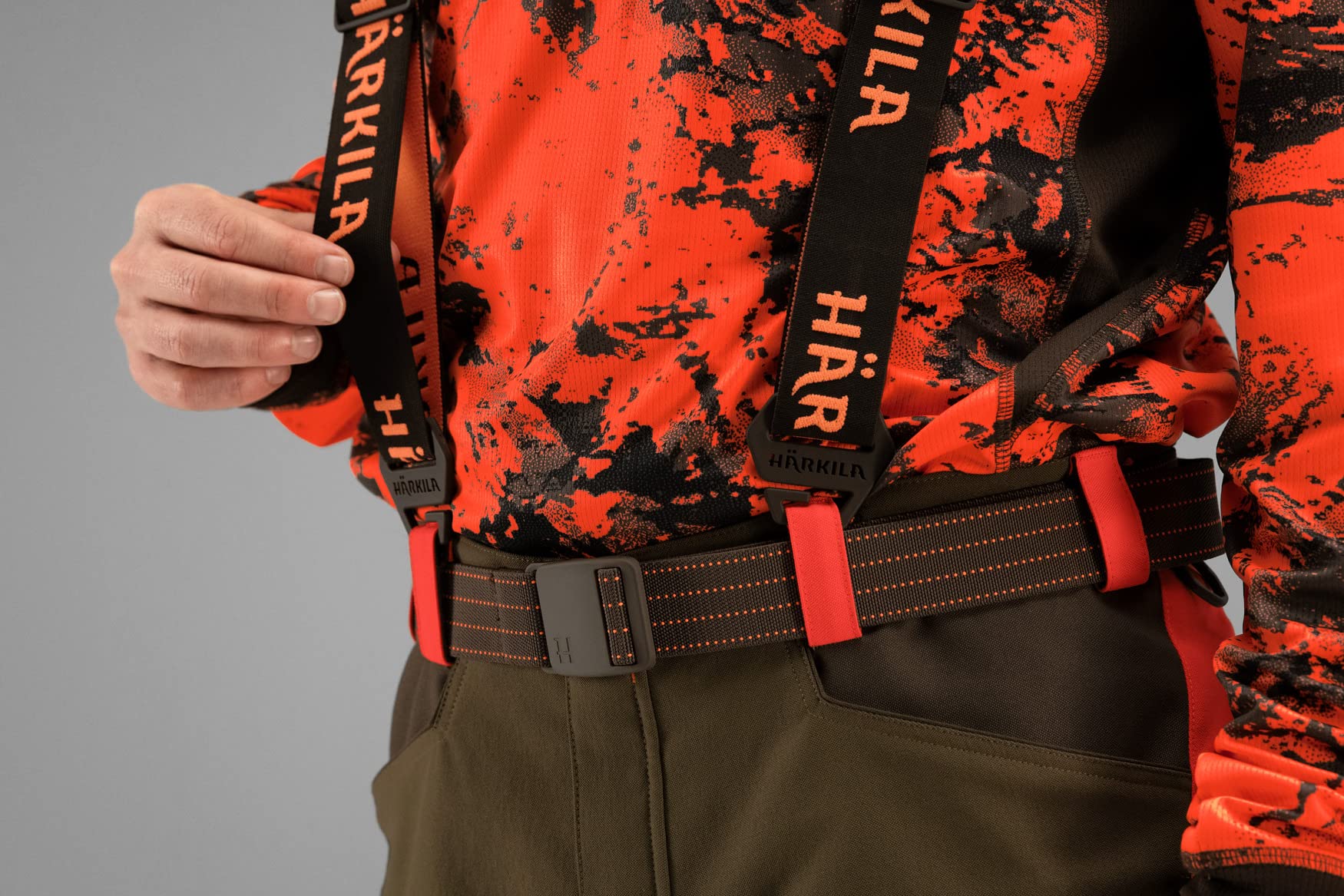 Härkila Wildboar Pro Tech Hosenträger Braun-Orange