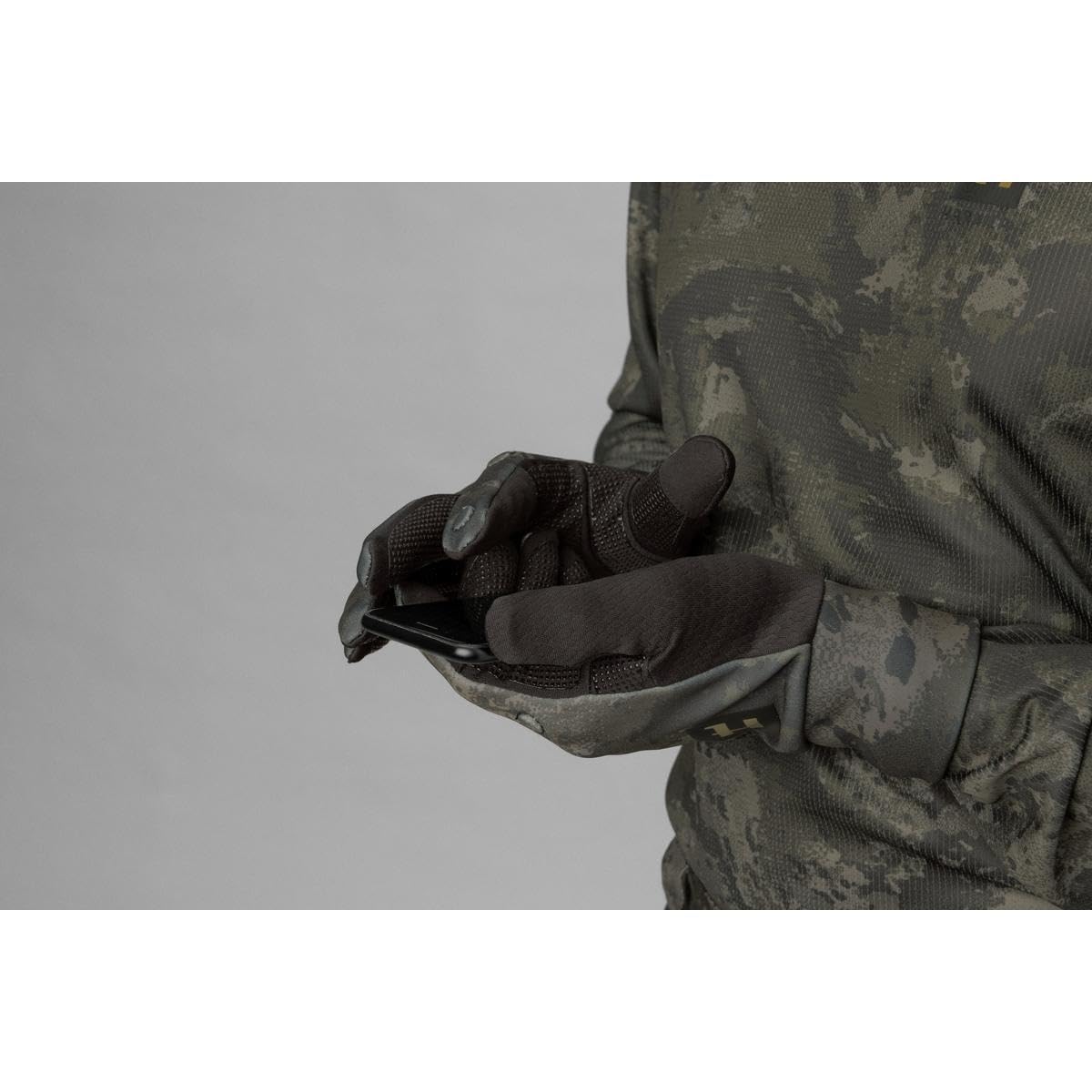 Härkila Noctyx Camo Fleece Handschuh Axis MSP Black M