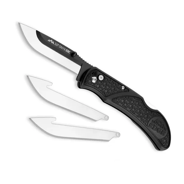 Outdoor Edge Onyx EDC Klappmesser 7,6cm 3 Klingen