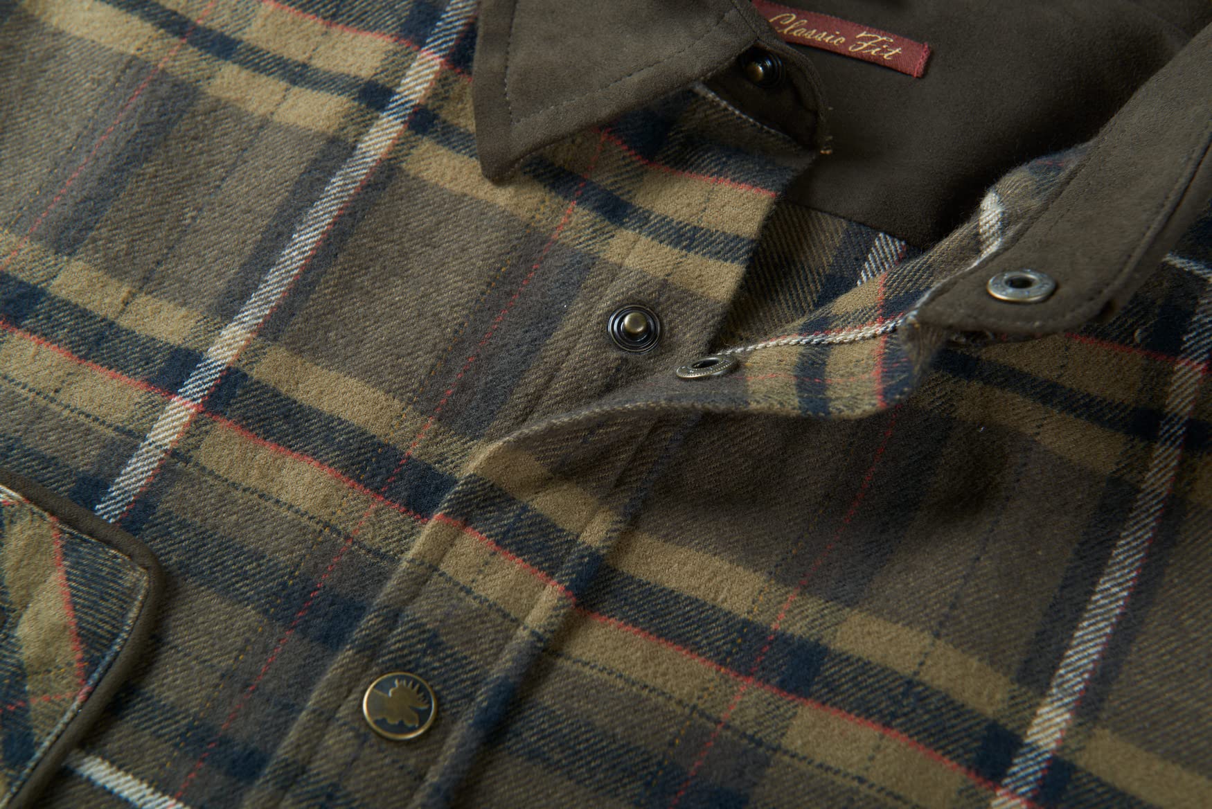 Härkila Pajala Hemd Green Brown Gr. 5XL Karohemd