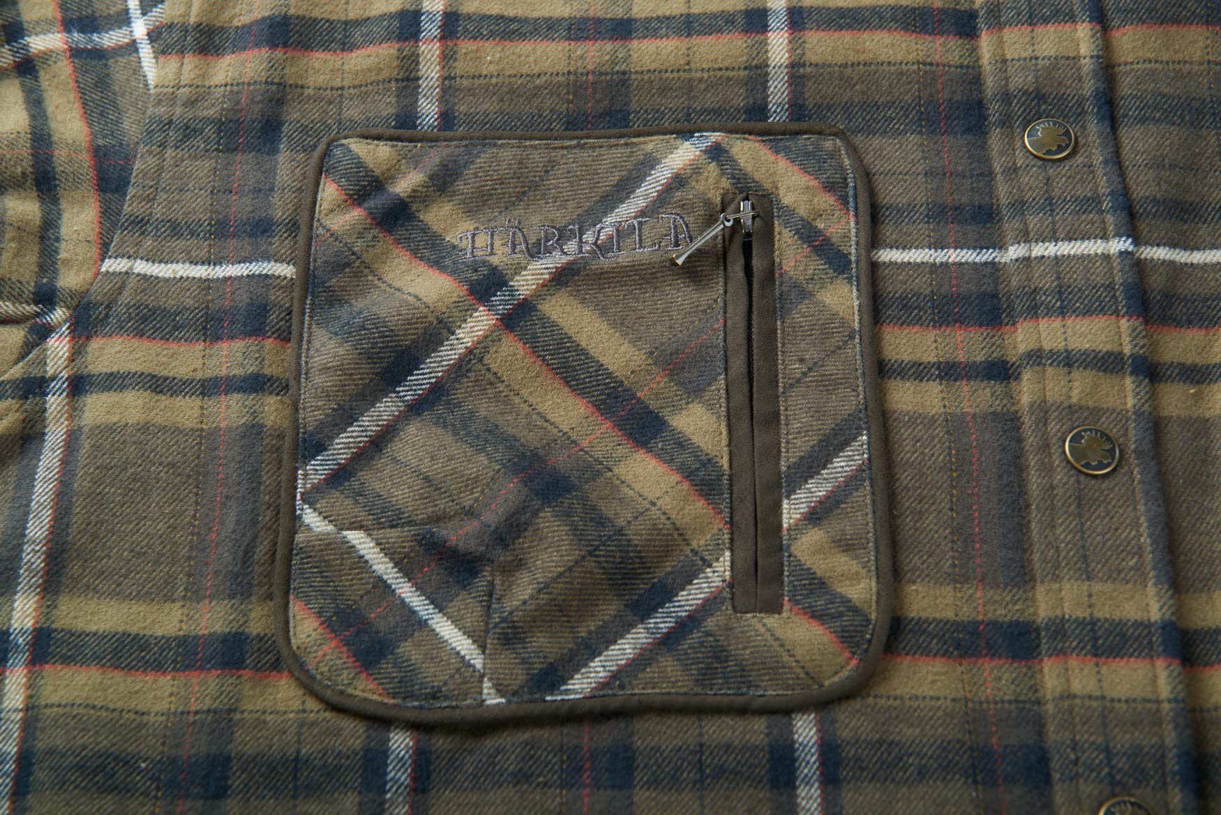 Härkila Pajala Hemd Green Brown Gr. 5XL Karohemd