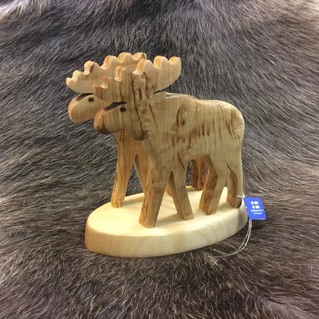 Wood Jewel 2007 Serviettenhalter Elch Holz