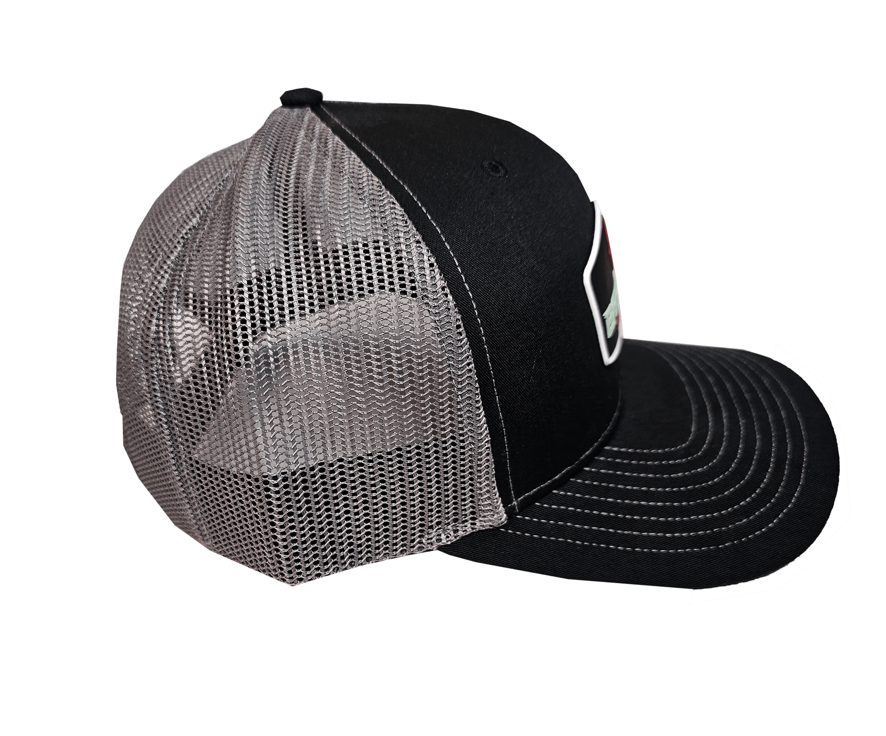 Barnett Logo Kappe Schwarz Snapback Mesh