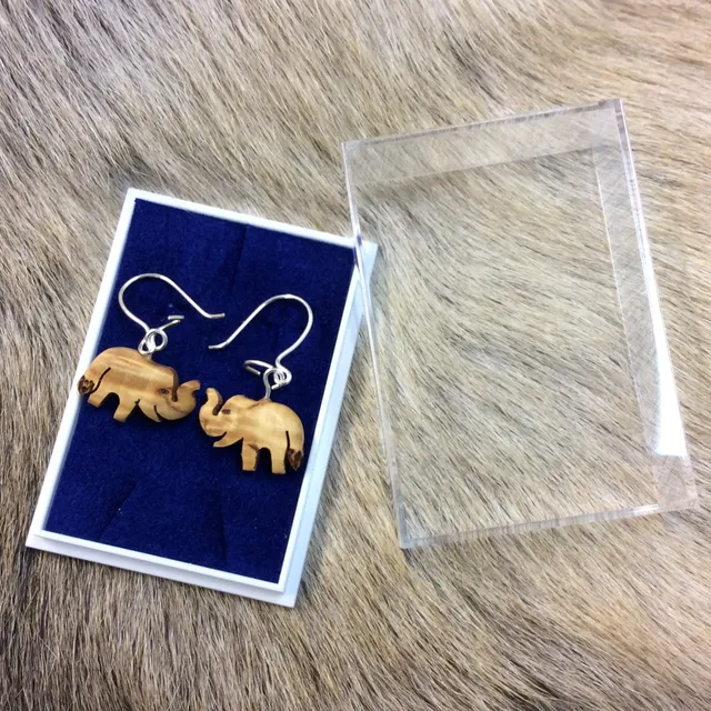 Wood Jewel 246K Ohrringe Elefant Maserbirke